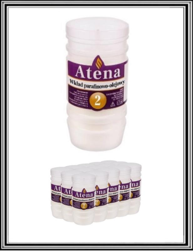 Náplň do kahancov ATENA 2 parafín-olej , 48 hod, 120 gr, priemer 5,6 x 11 cm (0,71)