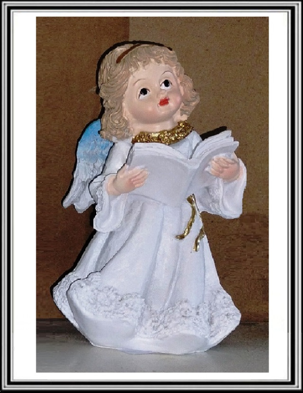 Anjelik 13,5 cm s knihou