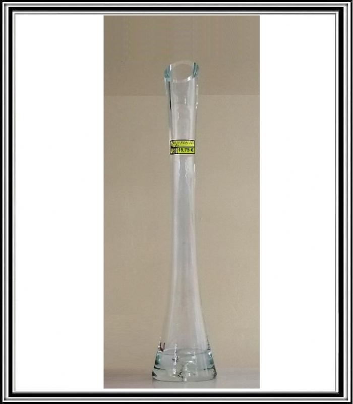 AS Sklenená váza RÚRA 50 cm SKOS 23-E-095-0500