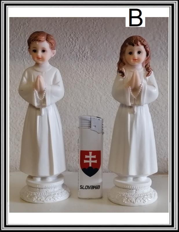 Modliace sa deti 15,5 cm č 1757 ,dievča