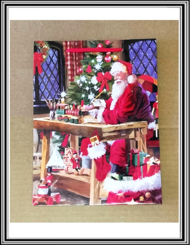 Vianočná darčeková taška 24x18 cm č 4