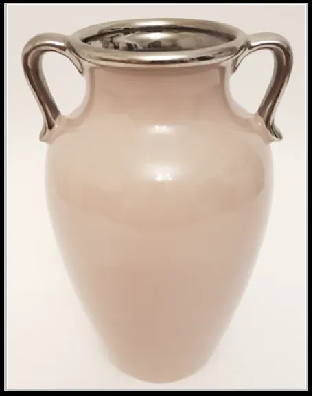 Keramická váza AMFÓRA Káva s mliekom č.38581, v-25 cm, pr.15 cm