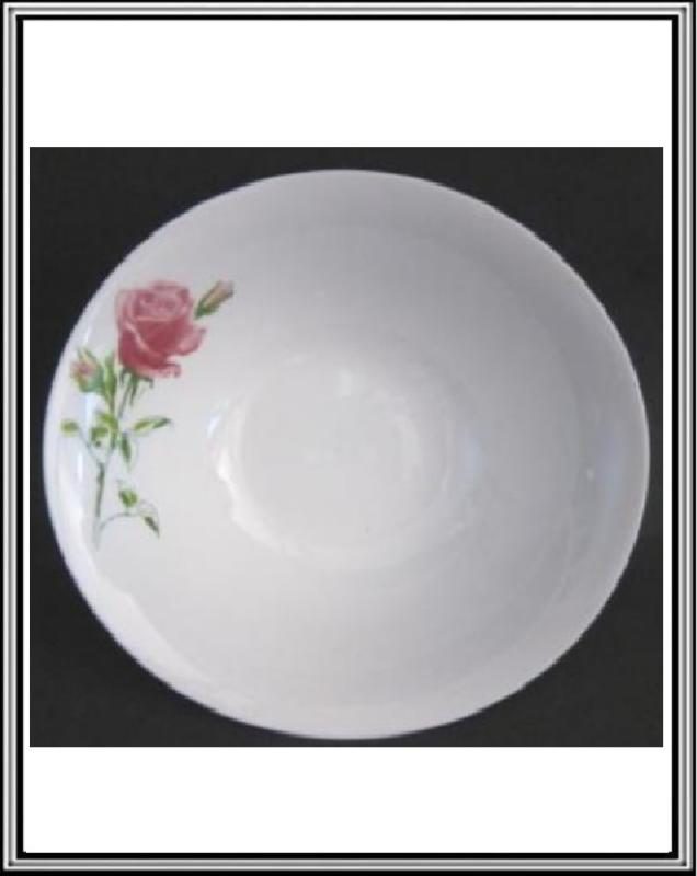 Keramický tanier hlboký 23 cm ružička