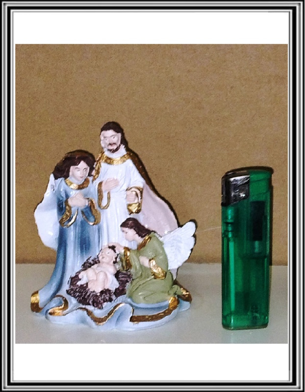 Betlehem - Keramický- s anjelikom