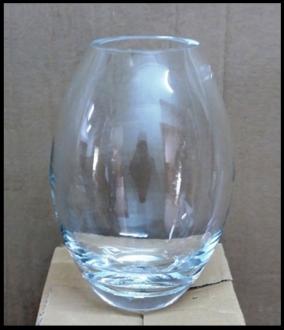 Sklenená váza VAJCE pr.13x20cm č23-LA17-702 E