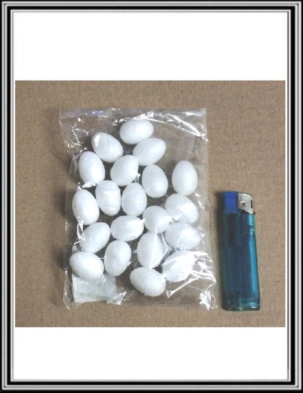 Sadá polystyrénových vajíčok 2,5 cm - 20 kusov