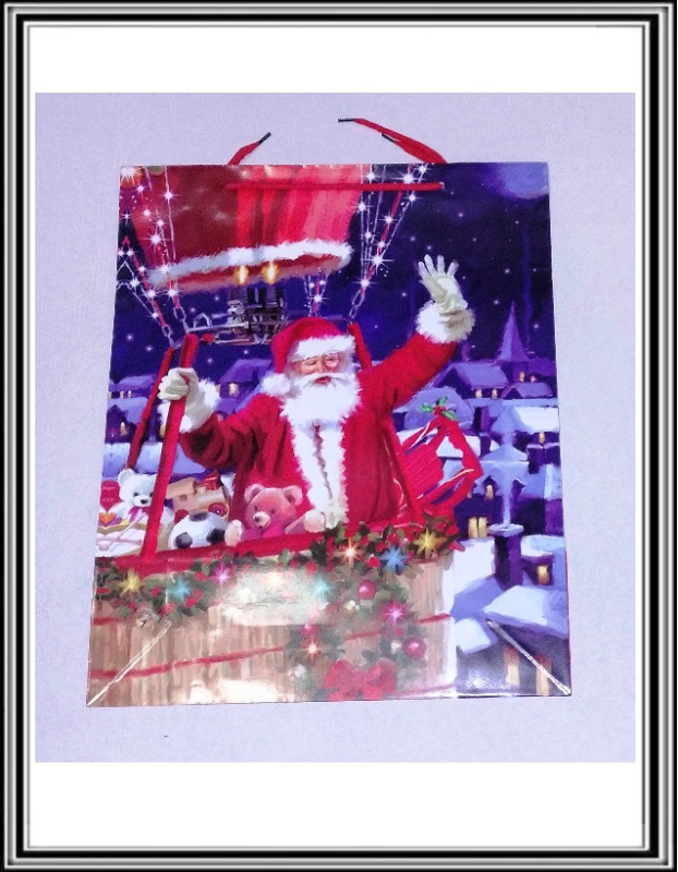 Darčeková Vianočná taška č 3, 30 x 26 x 10 cm