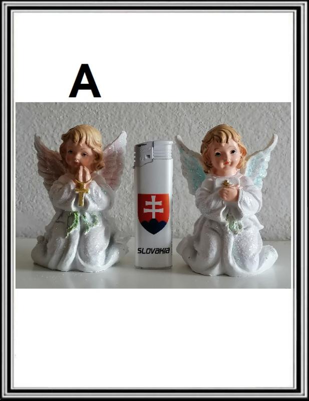 Anjelik 10 cm č 5204 s krížikom,