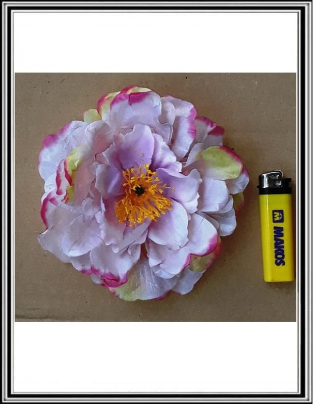 Hlavička kvetu PIVONIA 18 cm - svetlo ružová