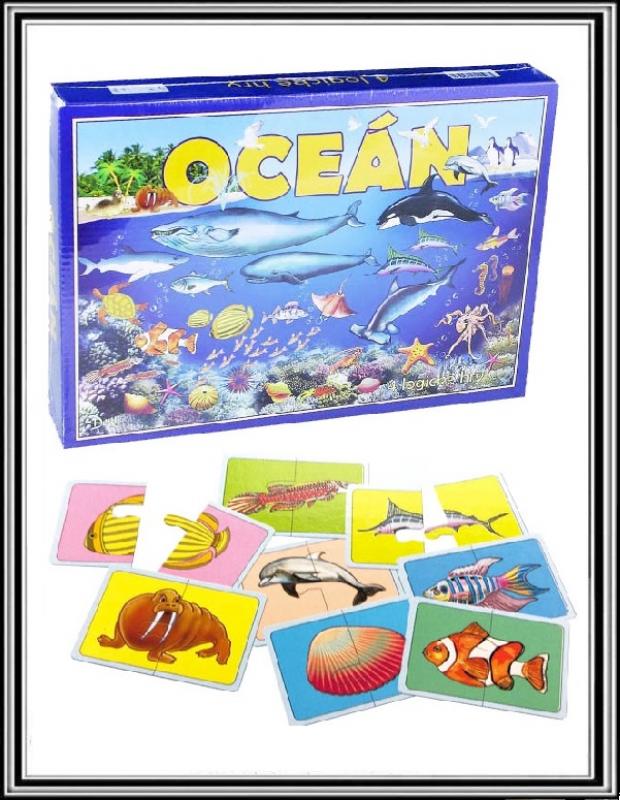 Detská hra OCEÁN - 4 logické hry.