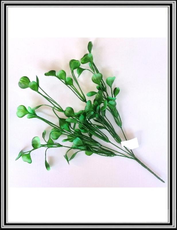 Kytička č 23 , 41 cm so zelených srdcových  listov