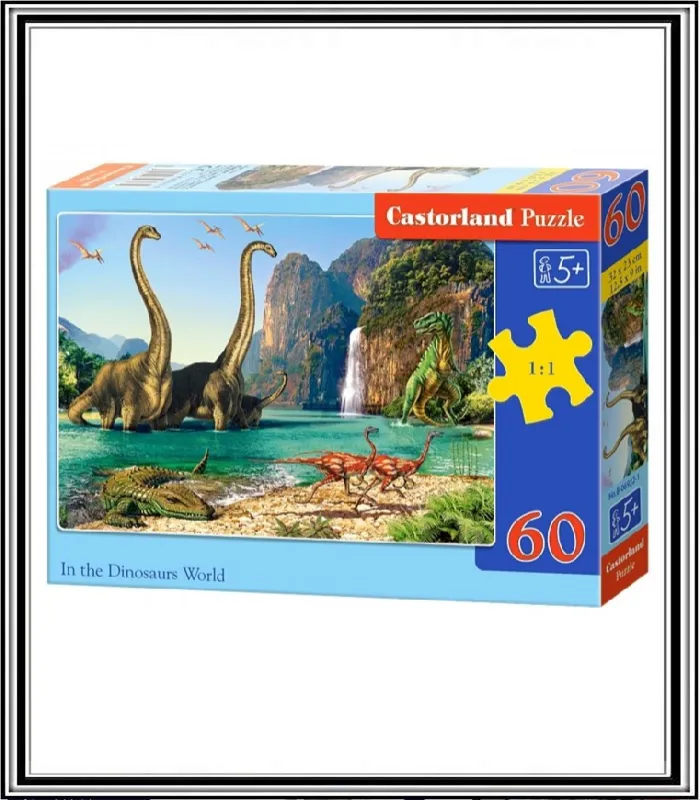 Puzzle 60 Vo svete dinosaurusov