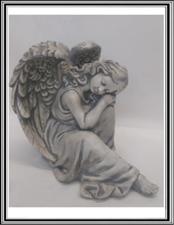 A PATYNA Anjel na hroby -  DIANA  23 x26 cm - ťažká
