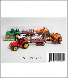 Traktor s vlečkami č.2536B