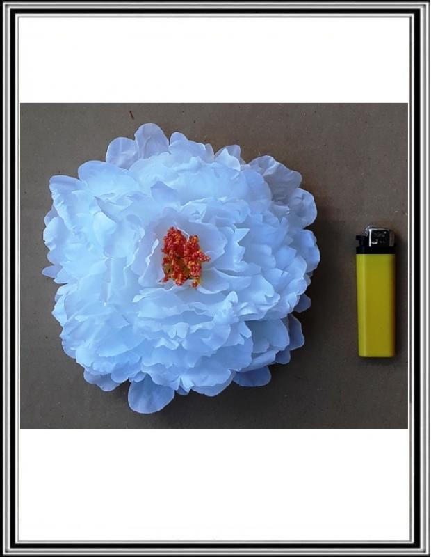 Hlavička kvetu PIVONIA 19 cm - K 681369 biela