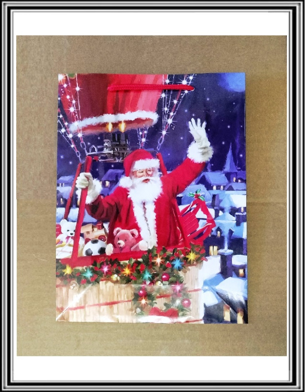 Vianočná darčeková taška 24x18 cm č 2