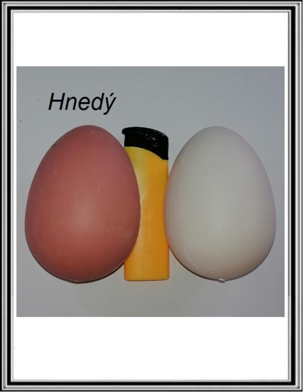 Vajíčko 7,5 cm Hnedý