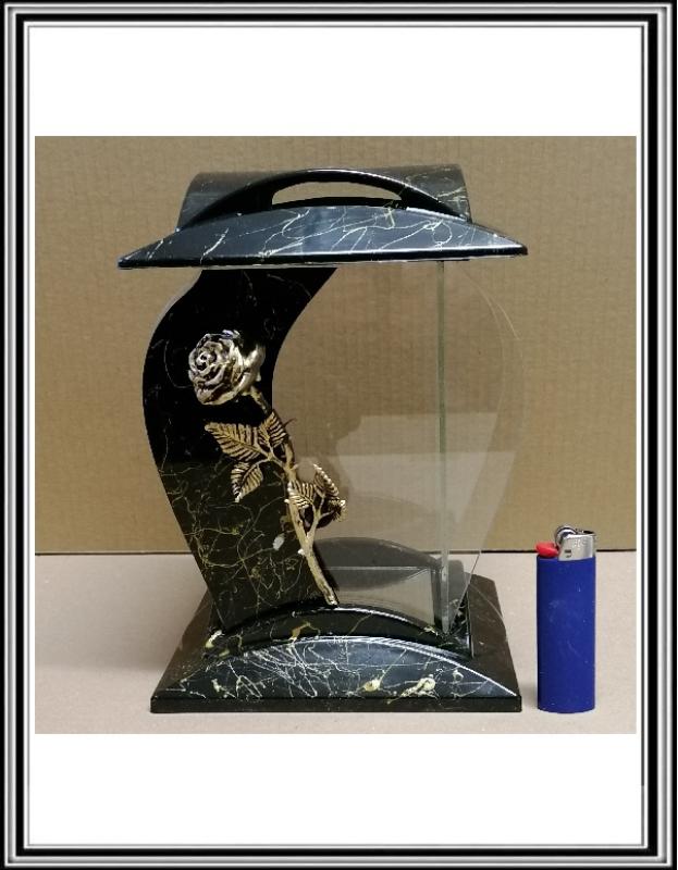 Sklenený kahanec OBOR Rúža 24 cm