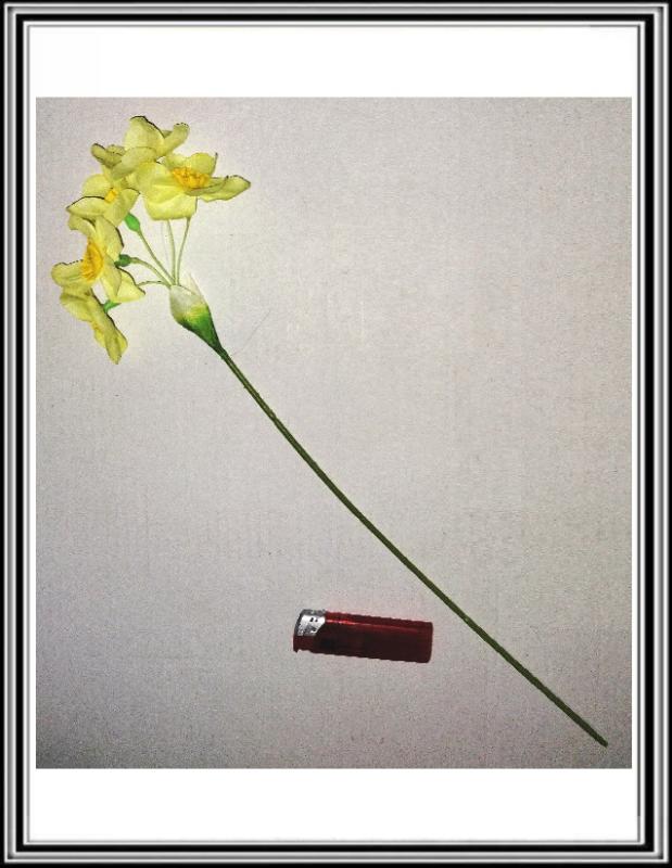 Narcis hlavičky na stopke 41 cm  svetlo žltá