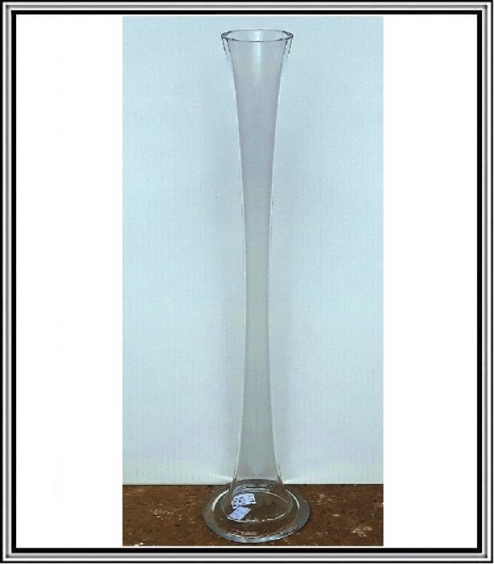 A Sklenená váza číra 80 cm