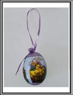 Vajičko maľované 6 cm č. AQT018