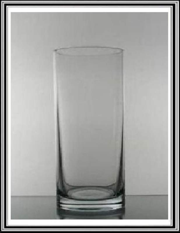 Sklenená váza valec priemer 15 x 40 cm tenka