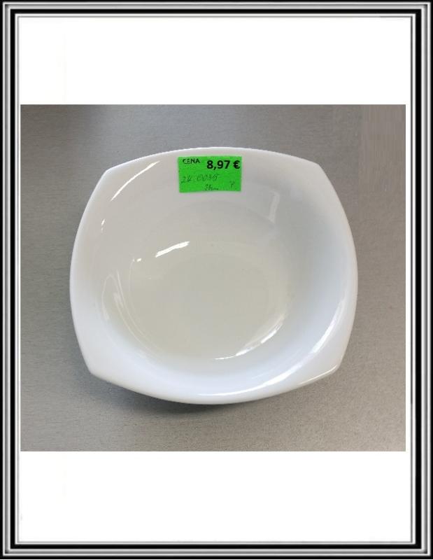 ZK KOCKA - Keramický tanier hlboký 23 cm ZK-0035