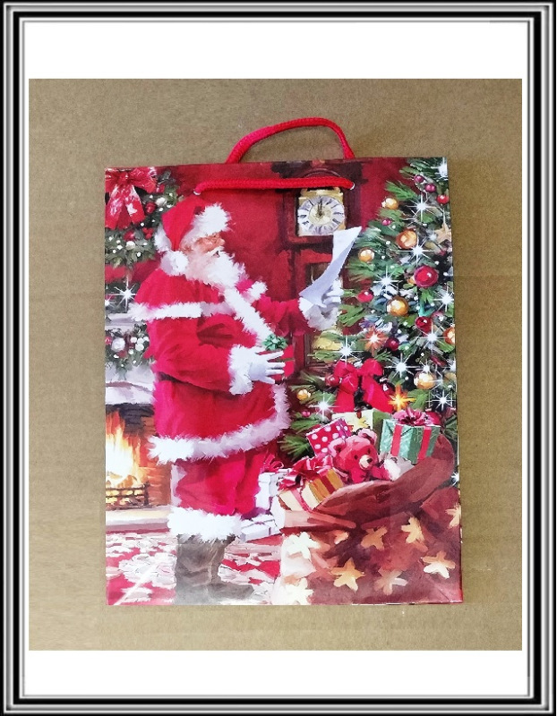 Vianočná darčeková taška 24x18 cm č 1