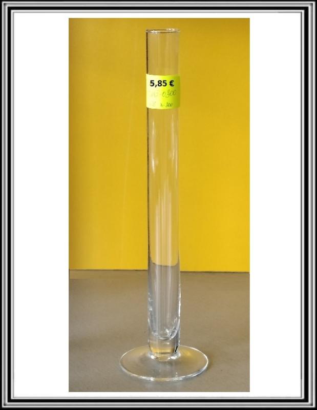 Sklenená váza - svietnik 30 cm D145-0300