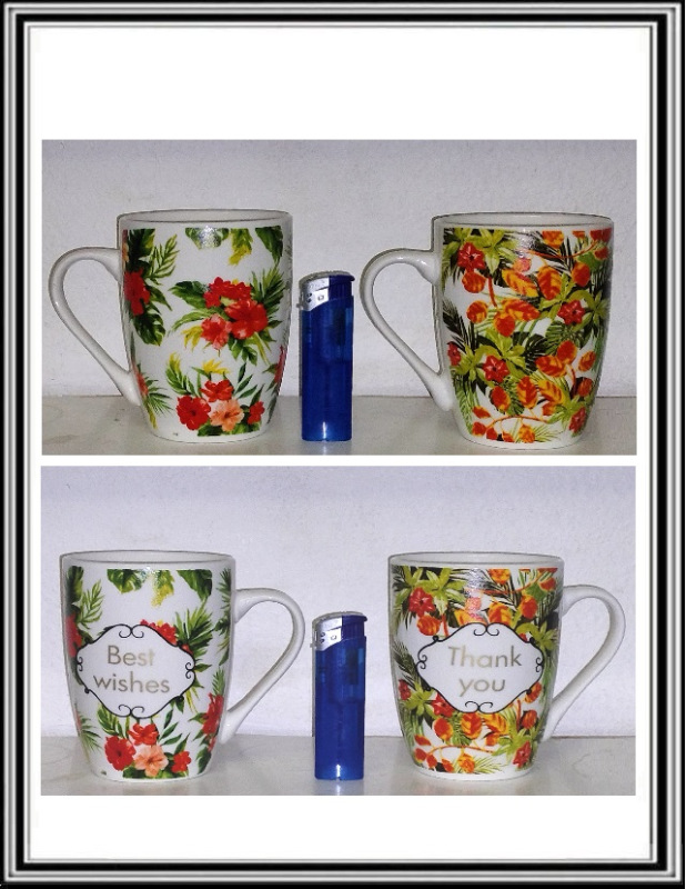 Sadá 2 kusov keramických hrnčekov 350 ml