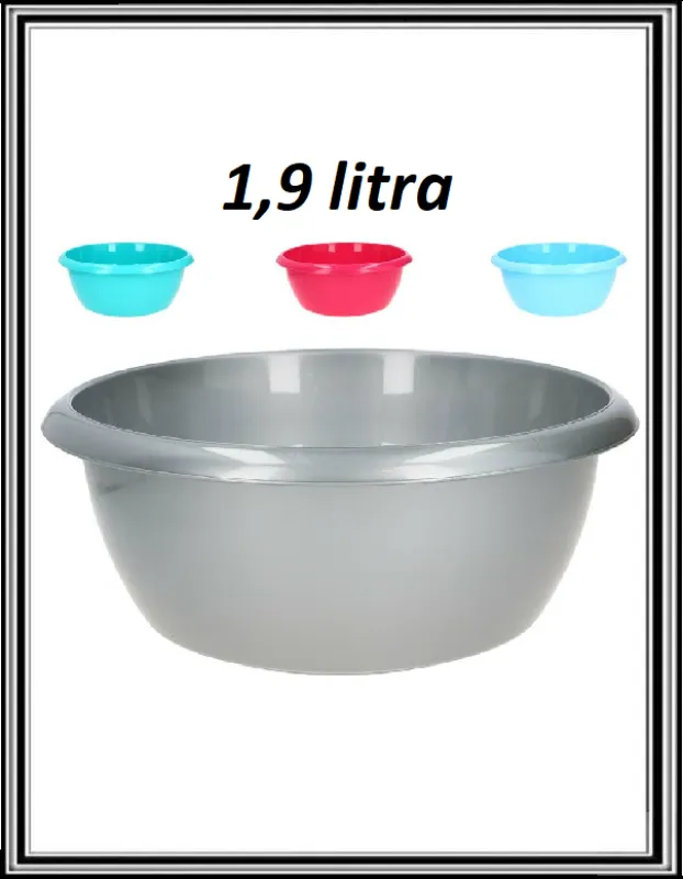 Kuchynská miska 1,9 litra do mikrovlnky priemeru 24 cm č PL-0595