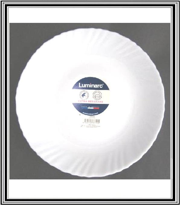 Sklenený tanier Luminar Hlboký priemer  25 cm, DU-0082