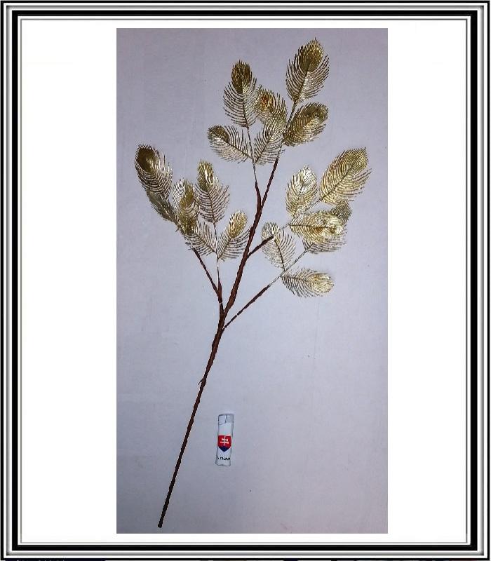 Konárik pavie pierka zlaté 79 cm č YC48-01,