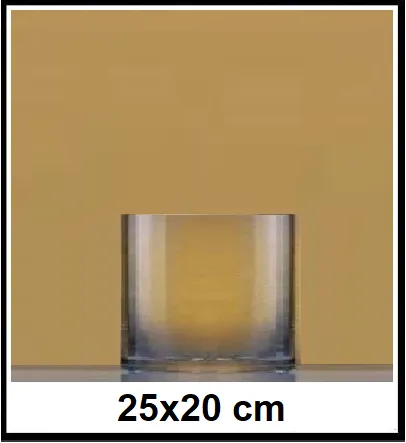 Sklenená váza 25x20 cm č LA27-259A