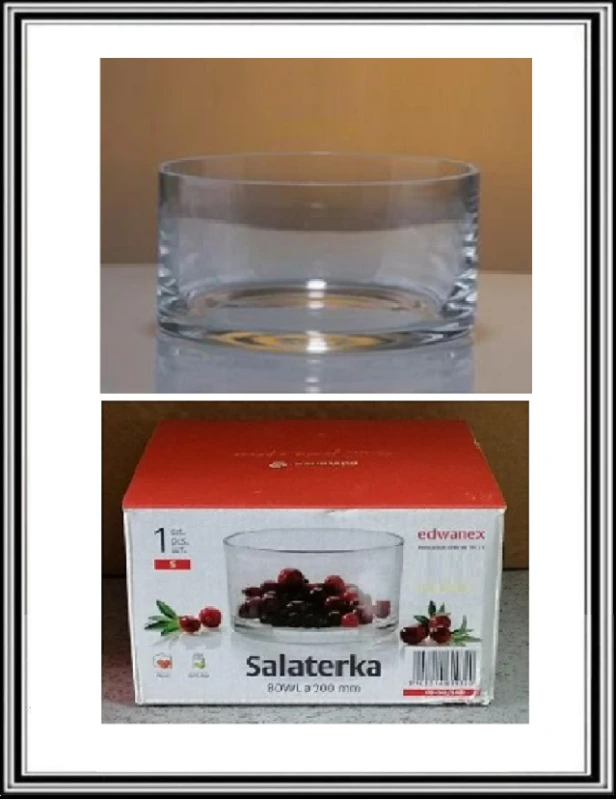 Sklenená miska priemer 20 cm
