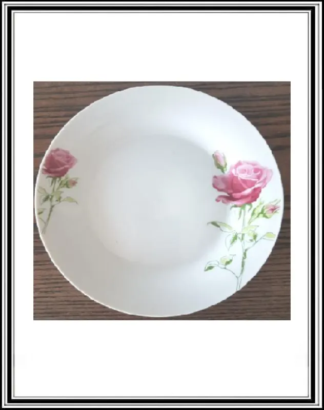 Keramický tanier dezertový  18,5 cm ruža  40188-YF2103,