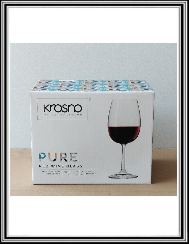 Sklenené poháre na víno 350 ml (po vrch 390 ml )