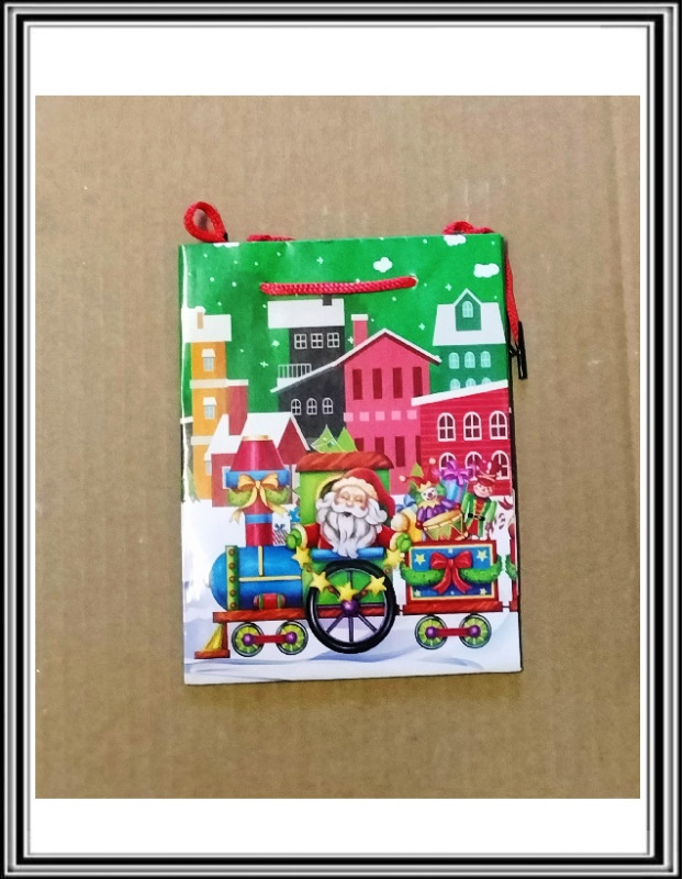 Vianočná darčeková taška 16x12 cm č 4