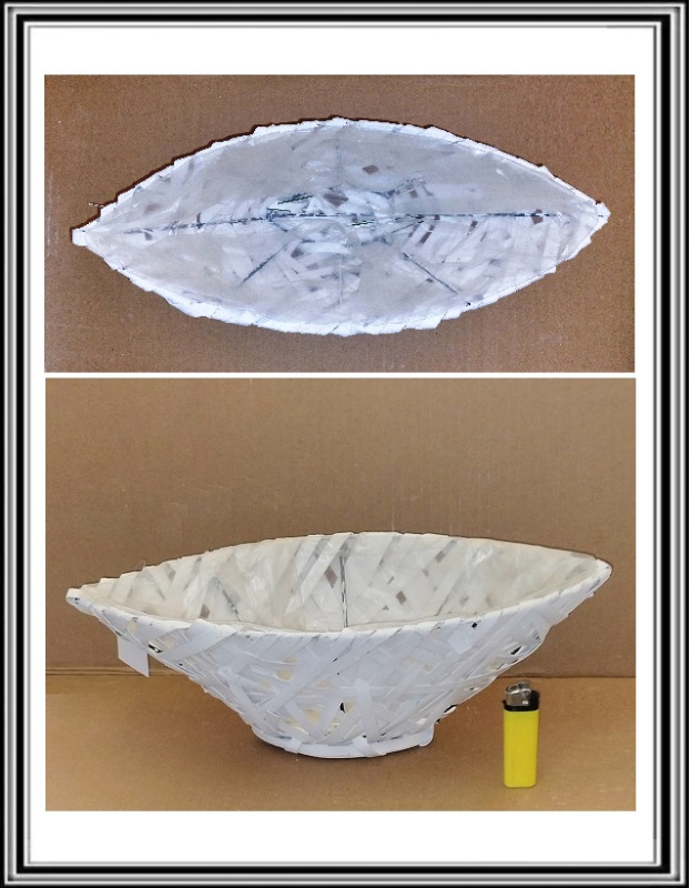 Prútená lodička 38x15 cmv - 15 cm