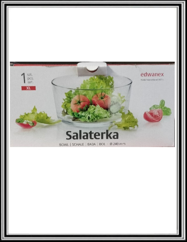 Sklenená miska priemeru - 24 cm a výšky 11,5 cm č 08-065-240