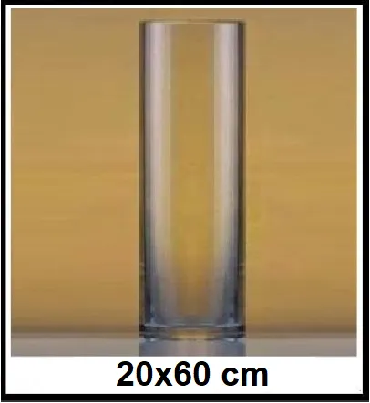 Sklenená váza 20x60 cm č 23-LA17-3065