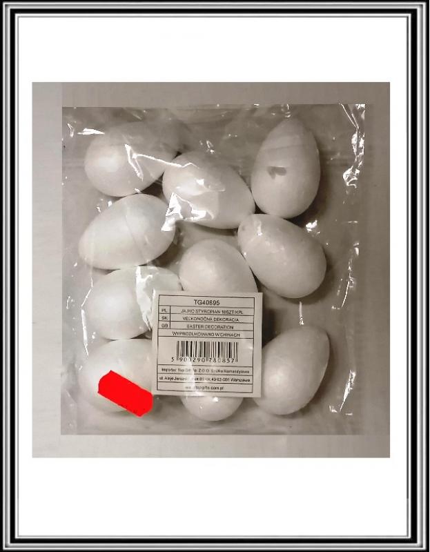 Sadá polystyrénových vajíčok 10 ks 5 cm, K 780857