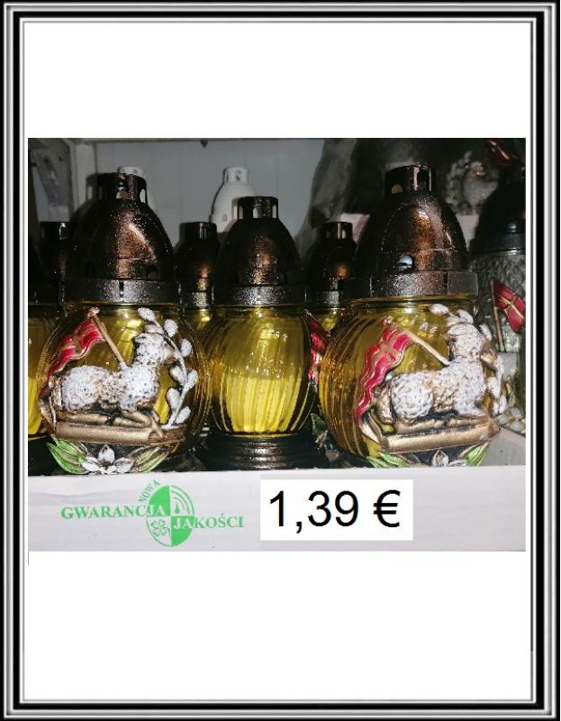 Sklenený Veľkonočný kahanec Baranček