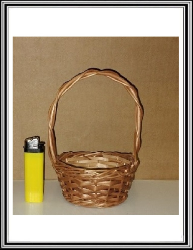 A Prútený košík svetlo hnedý 11x16 cm 600016