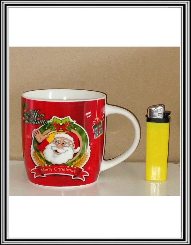 Keramický hrnček Merry Christmas č1 objem 320 ml, v 11 cm