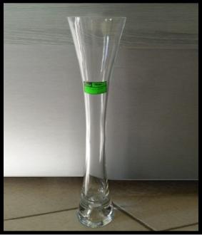 Sklenená váza do Večka E015 - 600 - Výška 60 cm