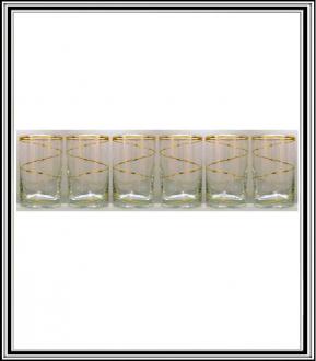 Sklenené poháre - Sadá 6 ks - poháre so špiralou 250 ml
