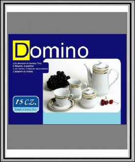 Domino -15 kusová porcelanová sadá