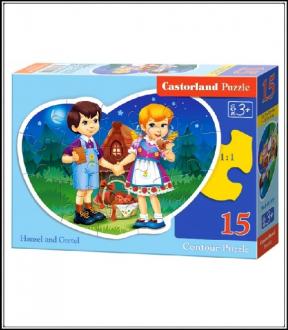Puzzle 15 ks Janičko a Marienka č.B-15177