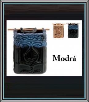 Keramická aroma lampa 11,5x8x6,5 cm Modrá